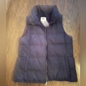 Navy Blue puffer vest from Old Navy in size large women’s